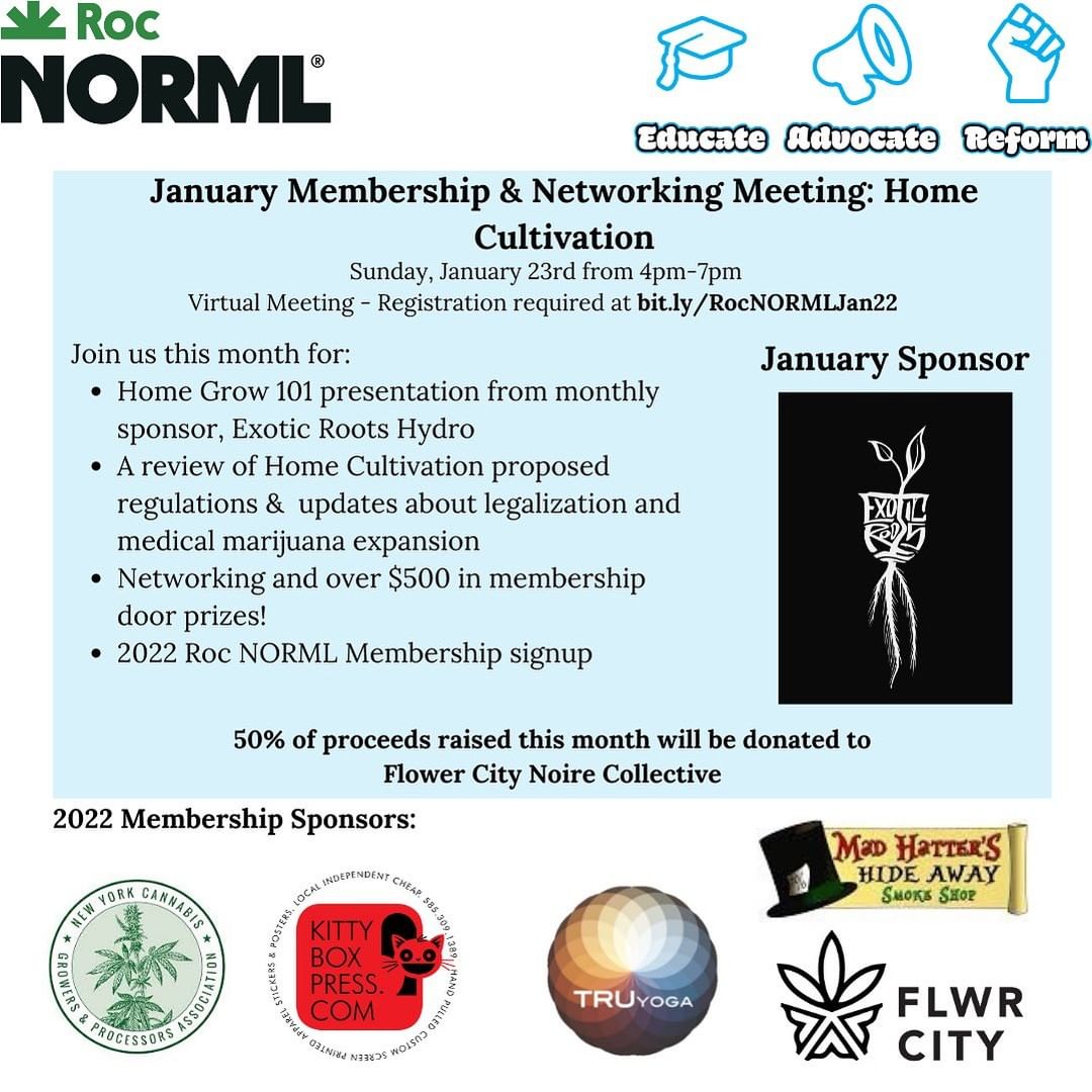 January Membership & Networking Meeting: Home Cultivation